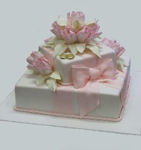 Торт №1 Розовый торт